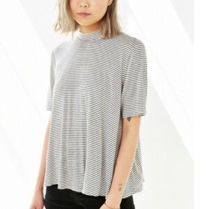 Cooperative Cruel Summer Striped Mock Turtleneck Top Urban Outfitters
